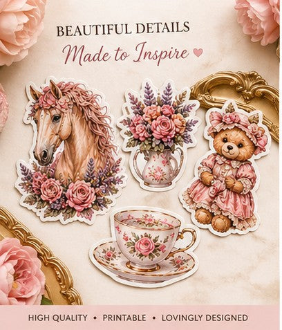 Becoming Her – Derby Dreams Sticker Set 💐