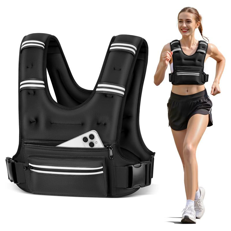 8/12/16/20Lbs Weighted Vest for Unisex Promote Bone Health and Enhance Core Strength for Running Walking Workout Strength Training Fitness Gym
