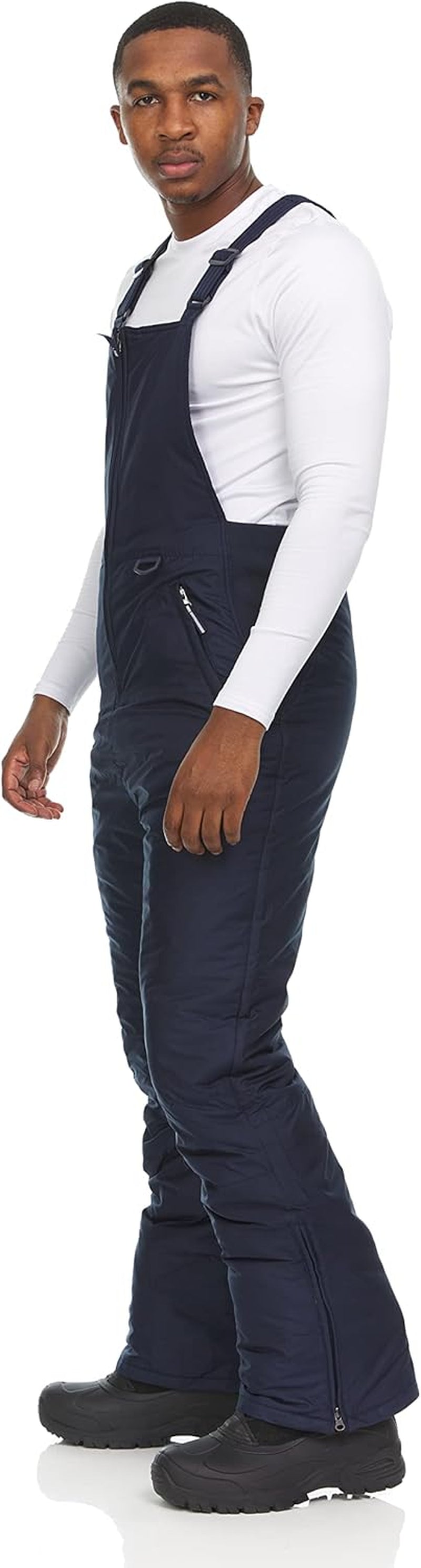 Mens Insulated Snow and Ski Bib Overalls Snow Pants Snowboard Mens Overalls for Fishing, Hunting, Snowmobiling