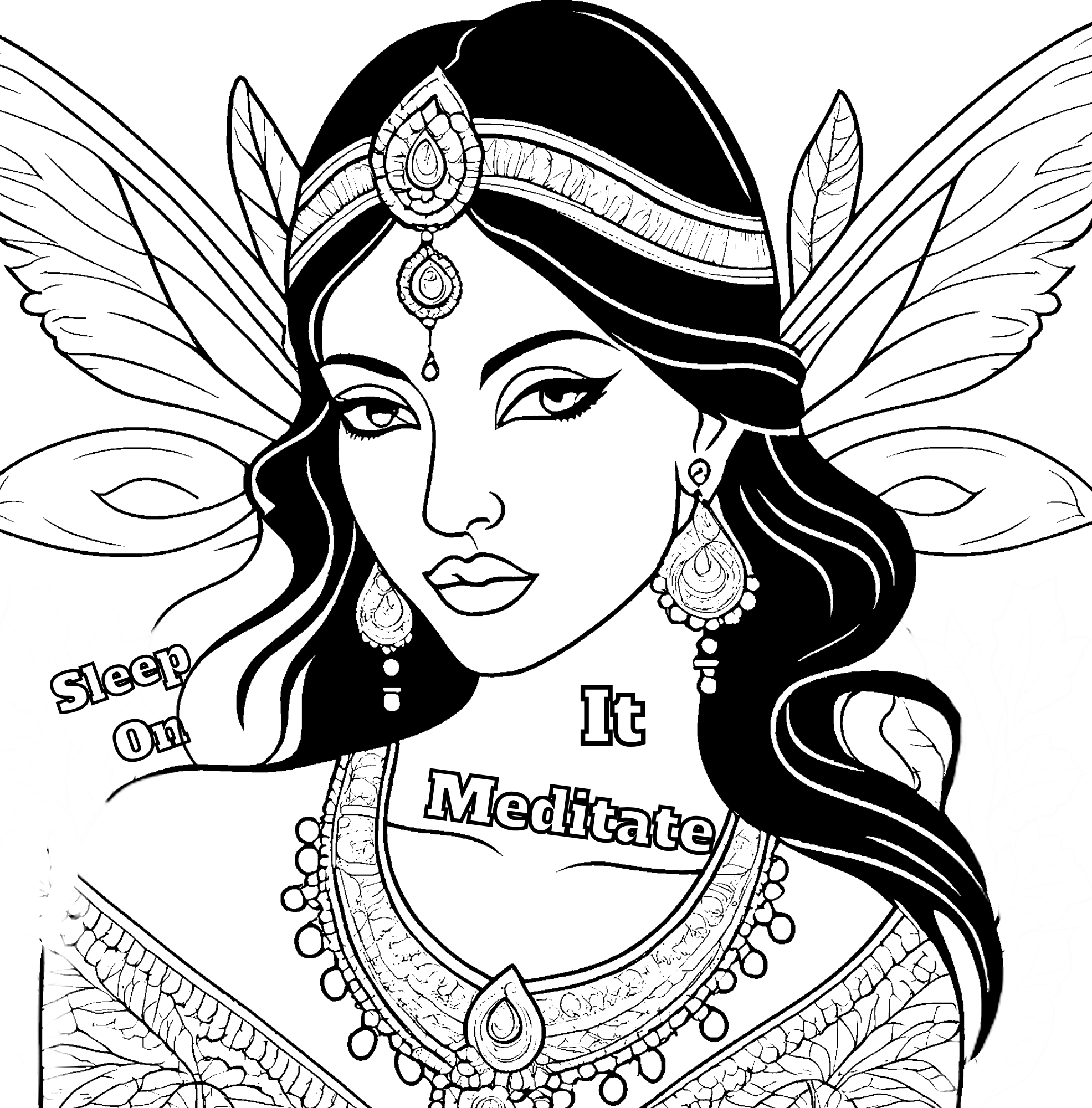 Look Within Coloring Pages 💜 Printable Self Care Coloring Book – Instant Download