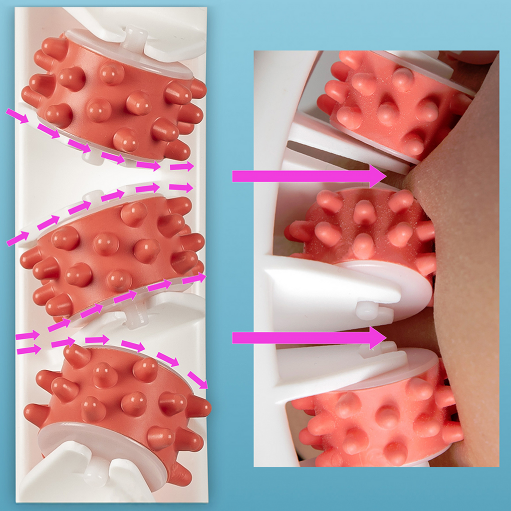 KUPAKY Massage Roller Foam Roller for Deep Tissue Massage Cellulite Remover for Legs Cellulite Massager Roller Clinically Proven Efficacy Trigger Point for Thighs Buttocks Leg Neck
