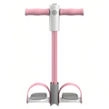 Adorila Multifunction Tension Rope Fitness 4-Tube Elastic Pedal Puller Resistance Rope Pedal Resistance Band for Abdomen Waist Arm Leg Stretching (Pink)
