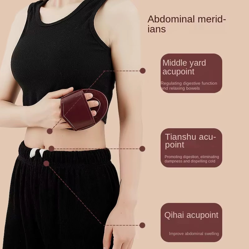 2PC Meridian Slimming Brush Manual Massager Body Massage Back Leg Relaxation Handheld Slimming Belly Artifact Massage Tool