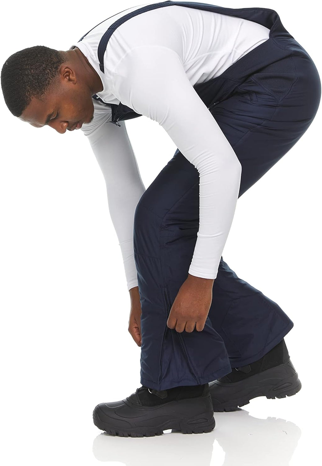 Mens Insulated Snow and Ski Bib Overalls Snow Pants Snowboard Mens Overalls for Fishing, Hunting, Snowmobiling