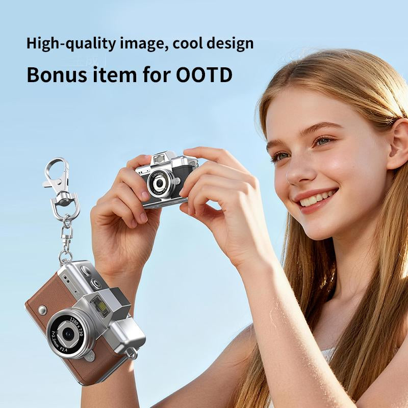 Mini Digital Camera with 1.47 in LCD Screen 1080P Feel of Old 90S Photographs, Keychain Size, Birthday Gifts,Christmas Gifts