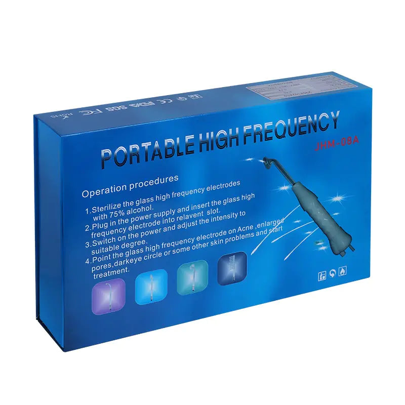Portable High Frequency Skin Therapy Wand (Single Unit)