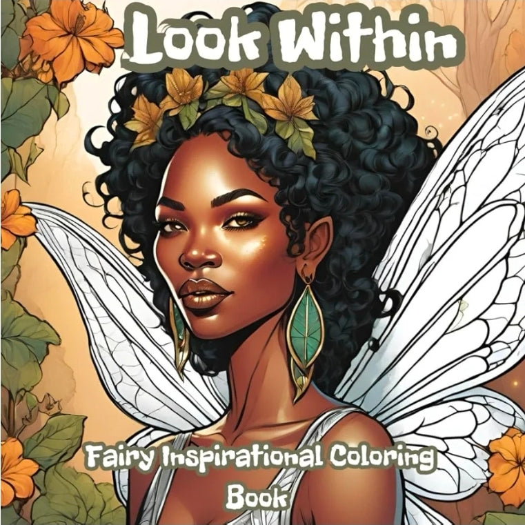 Look Within: Fairy Inspirational Coloring Book