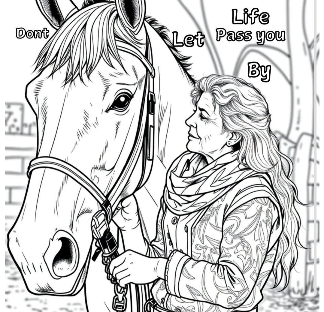 Look Within 2: It's Horsesational Inspirational Coloring Book