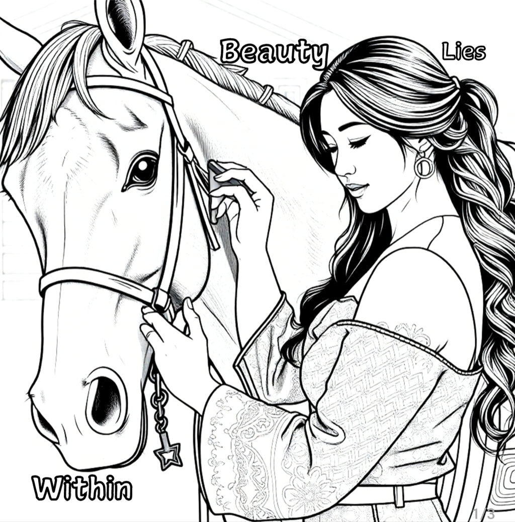 Look Within 2: It's Horsesational Inspirational Coloring Book