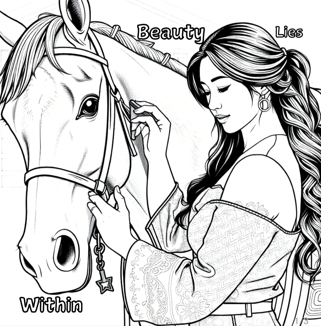 Look Within 2: It's Horsesational Inspirational Coloring Book