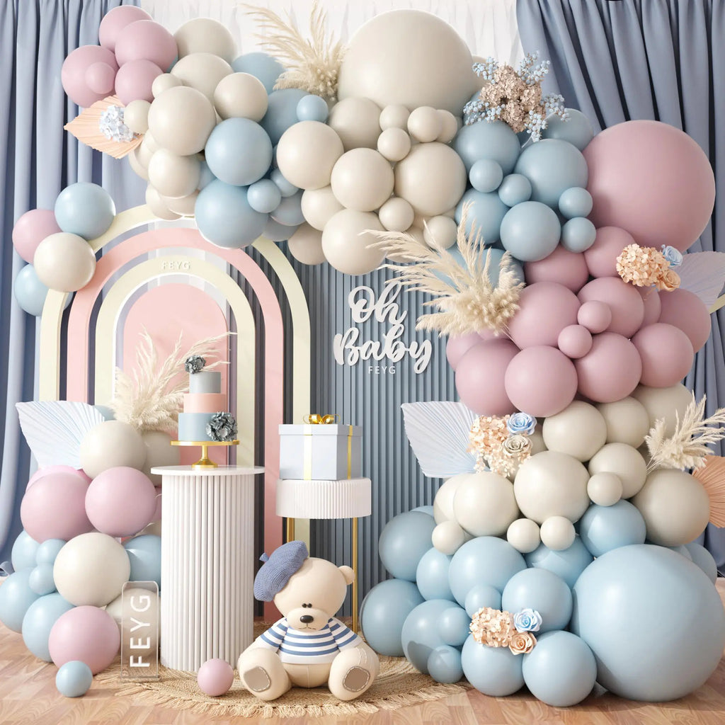 Blush Balloon Arch Kit (Soft Pastel Party Decor)”