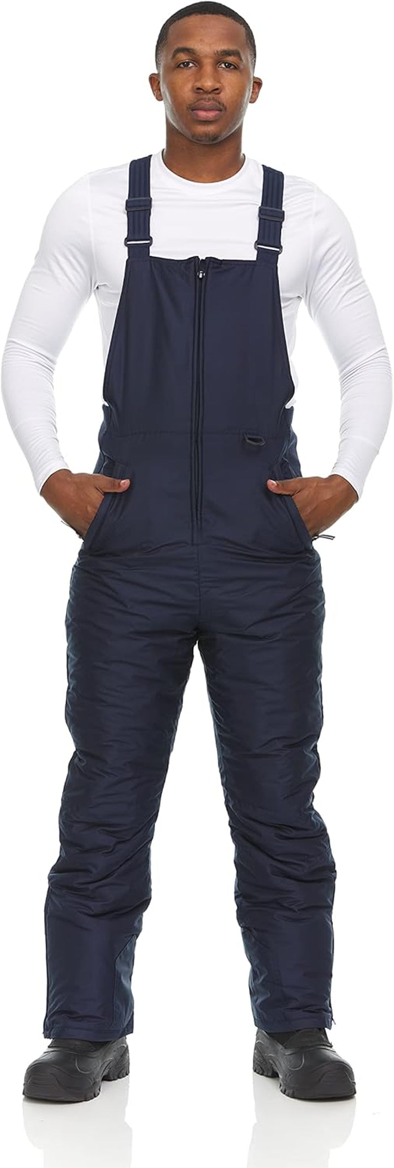 Mens Insulated Snow and Ski Bib Overalls Snow Pants Snowboard Mens Overalls for Fishing, Hunting, Snowmobiling