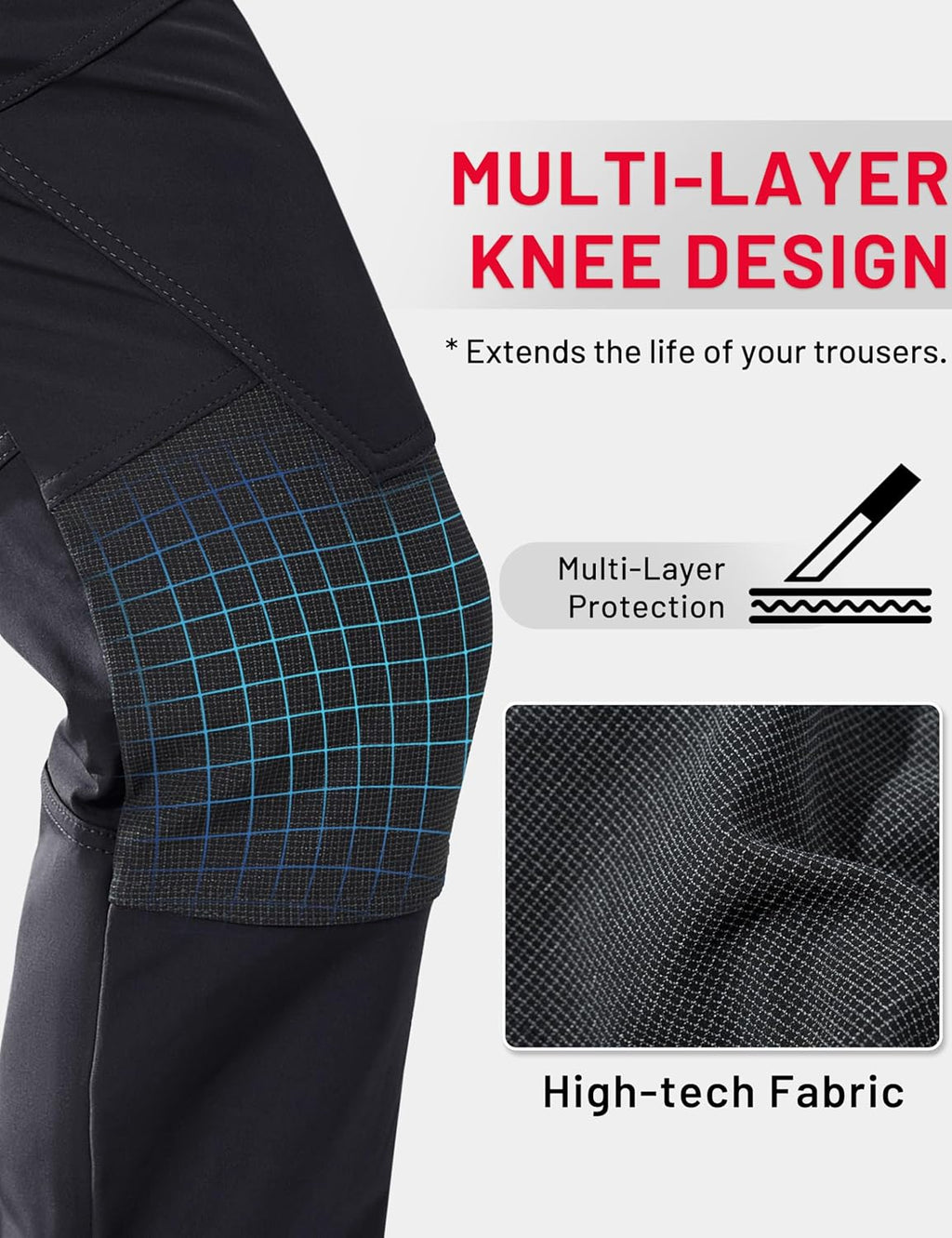 Men'S Winter Pants Fleece Lined Ski Snow Pants Water Resistant 4 Zip Pockets Outdoor Pants