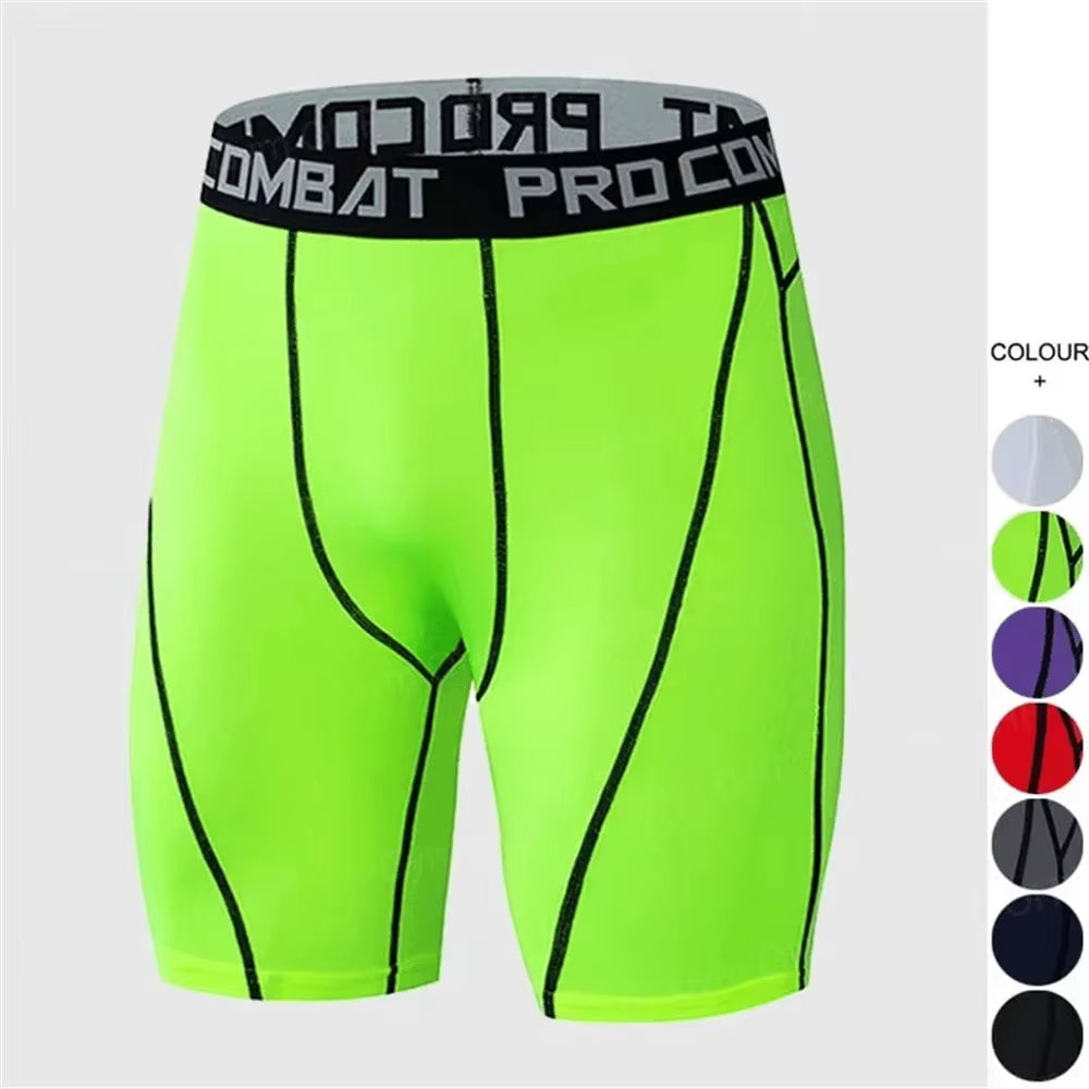 2025 New Mens Compression Pants Tights Cool Dry Leggings Sports Baselayer Running Tights Athletic Workout Active Shorts