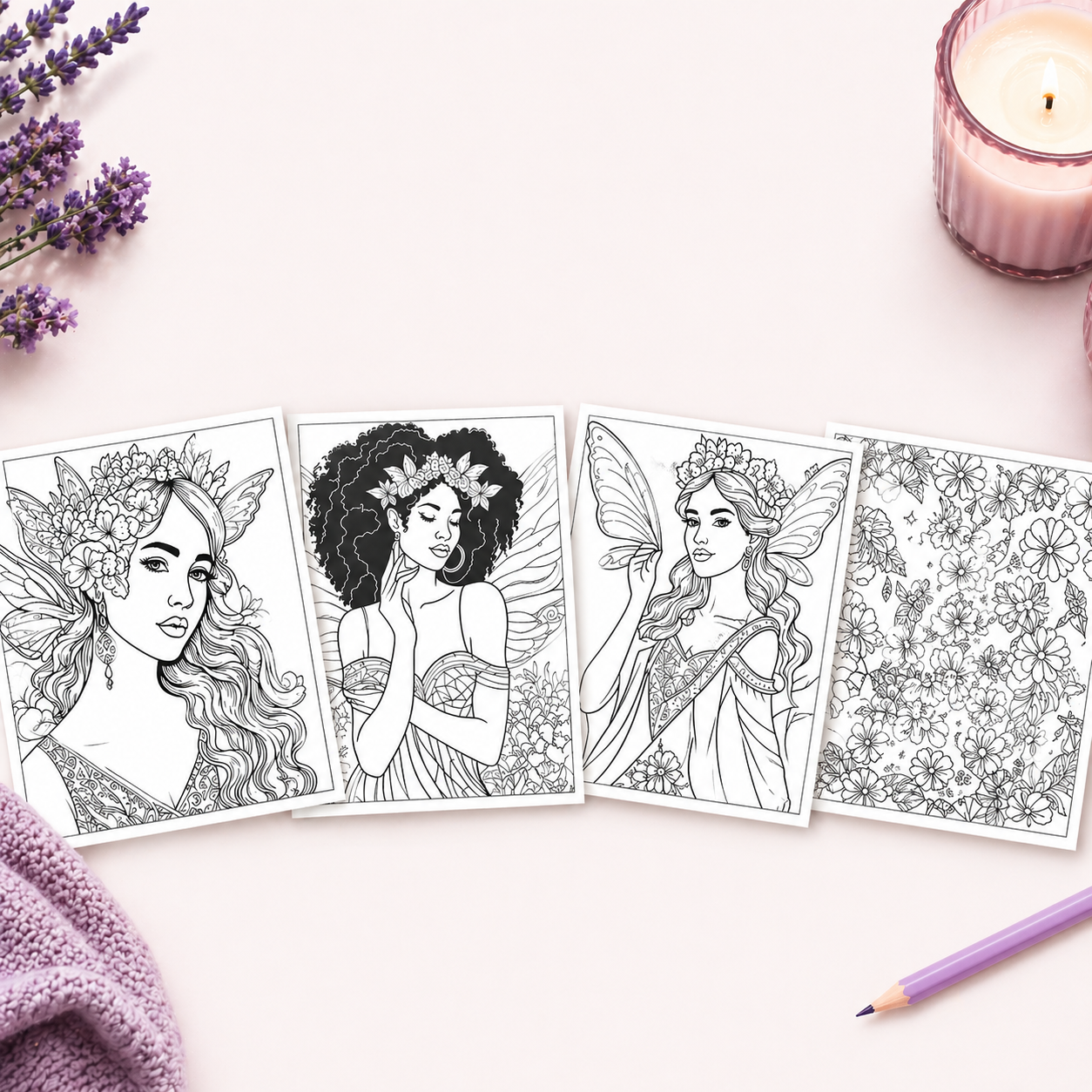 Look Within Adult Coloring Book - FREE Preview digital and printable