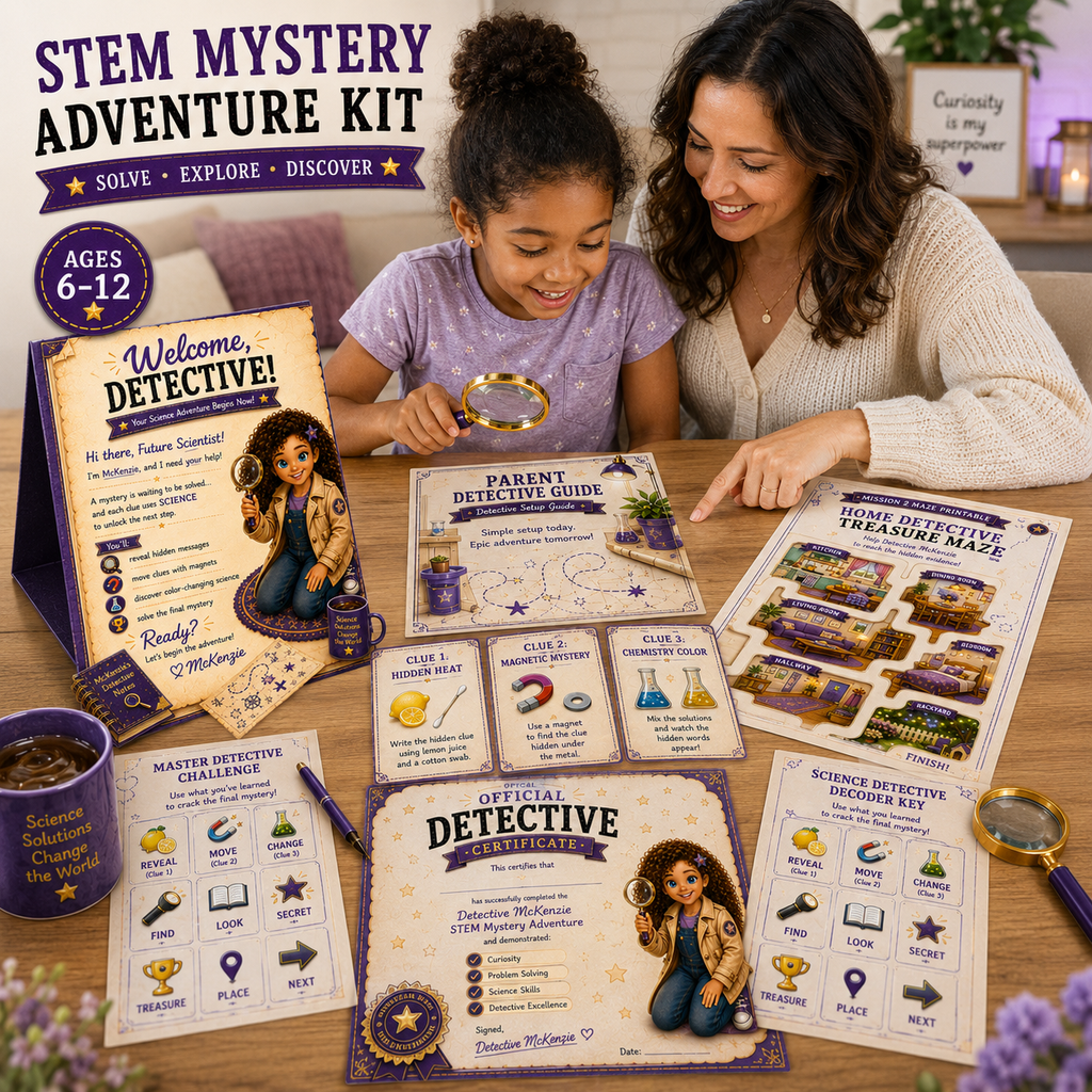 Printable STEM Adventure for Curious Kids