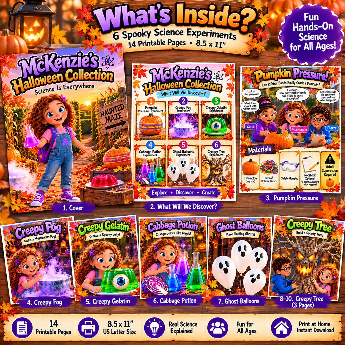 McKenzie’s Halloween Collection – McKenzie’s 1st Comic Book Adventure