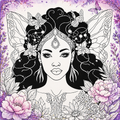 Look Within Coloring Pages 💜 Printable Self Care Coloring Book – Instant Download
