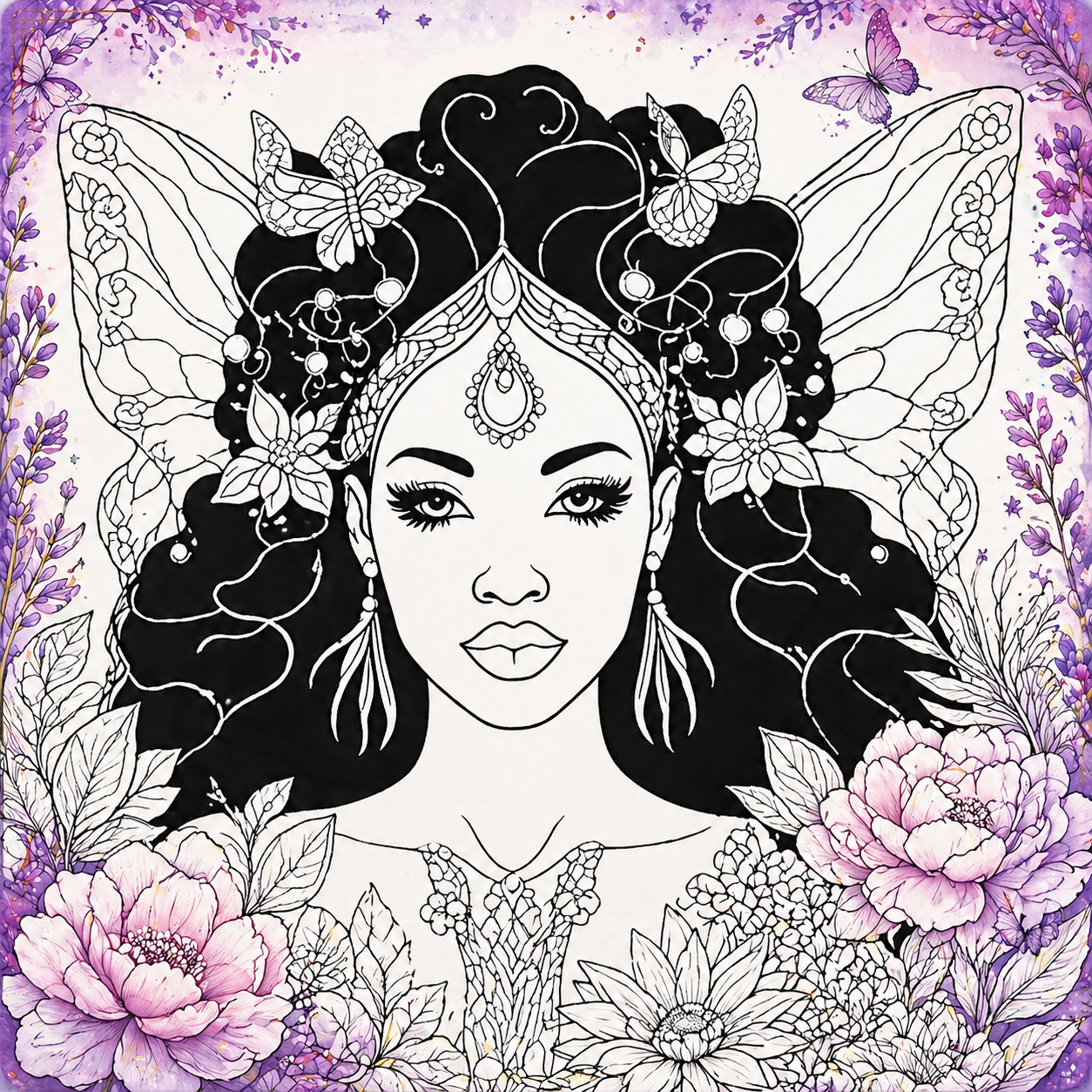 Look Within Coloring Pages 💜 Printable Self Care Coloring Book – Instant Download