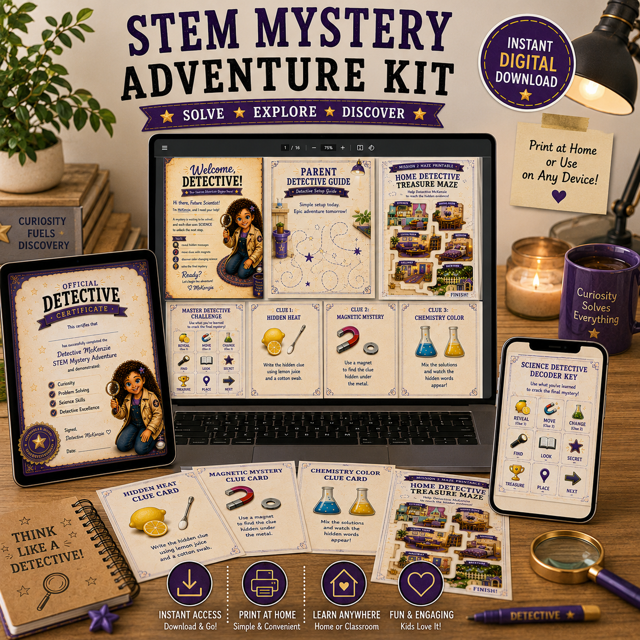 Printable STEM Adventure for Curious Kids