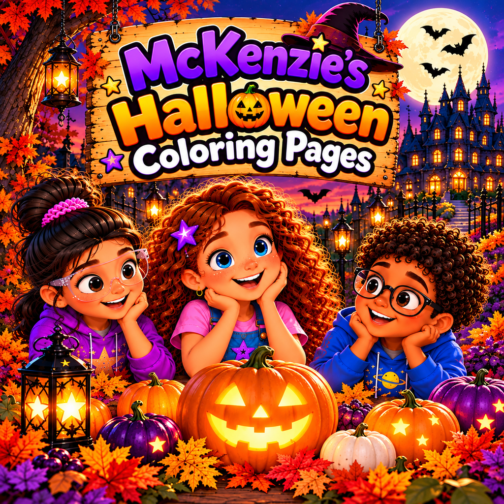 McKenzie's Halloween Coloring & Activity Pages | Printable Science Adventure PDF