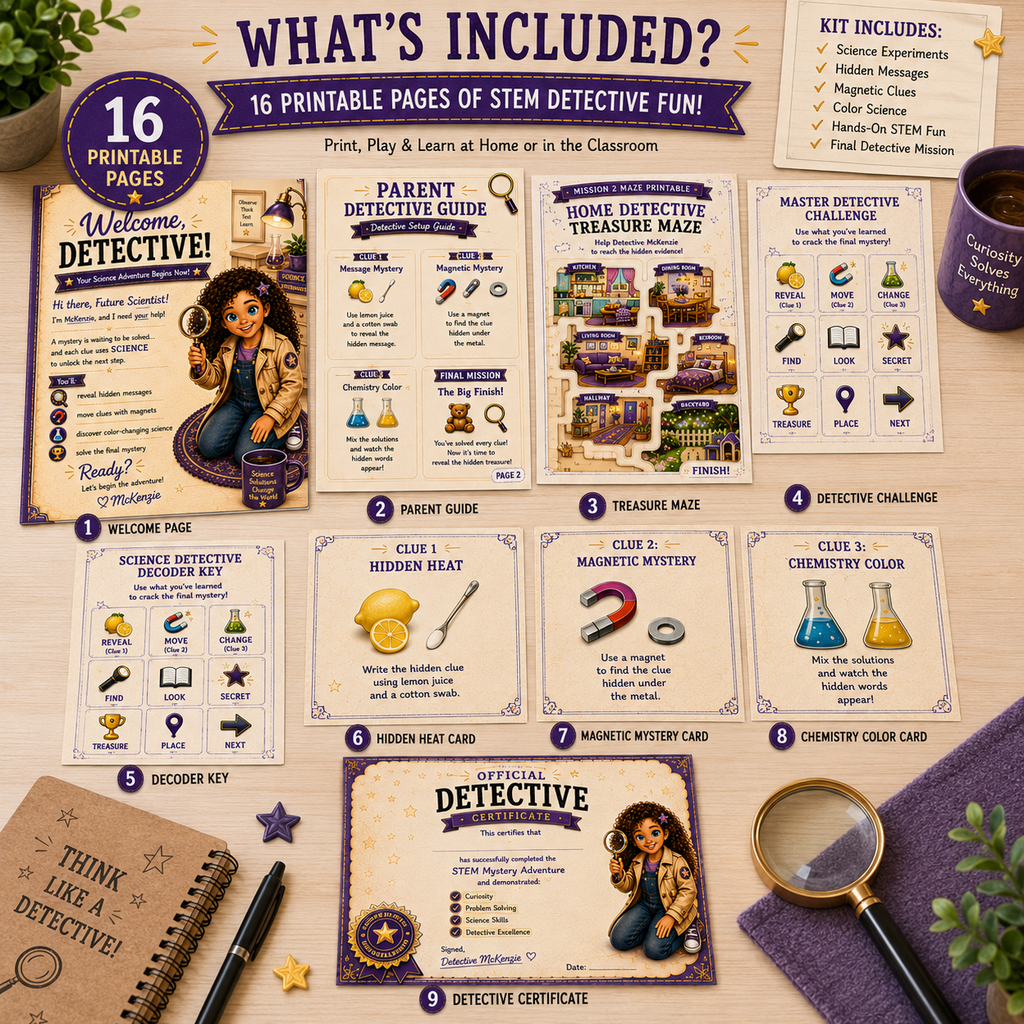 Printable STEM Adventure for Curious Kids