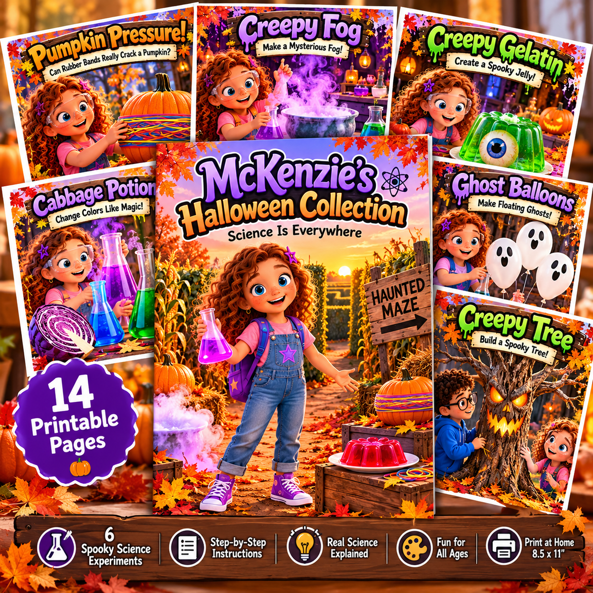 McKenzie’s Halloween Collection – McKenzie’s 1st Comic Book Adventure