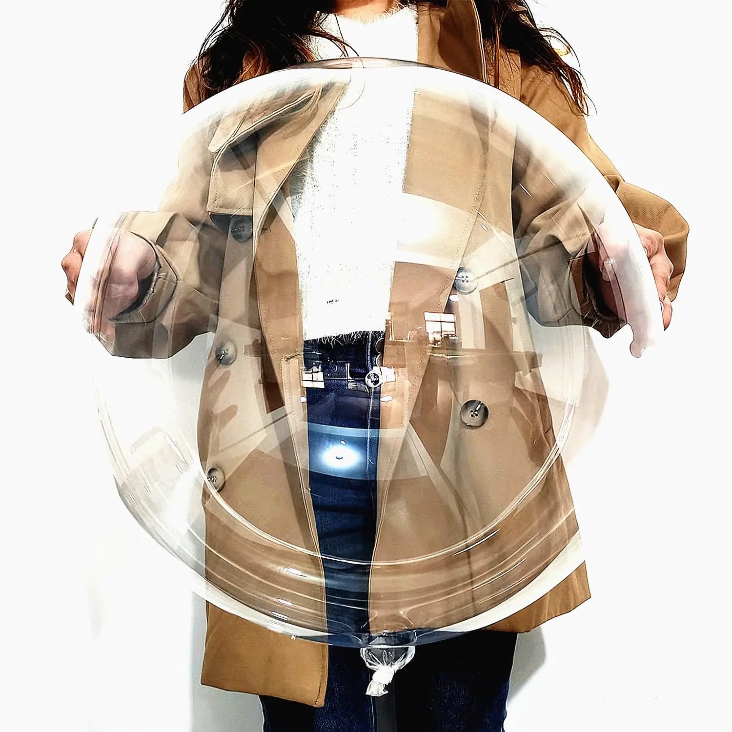 UZER Bobo BalloonsHelium Style Transparent Bubble Clear Balloons for LED Light Up Balloons Gifts for ChristmasWeddingBirthday Party Decorations…